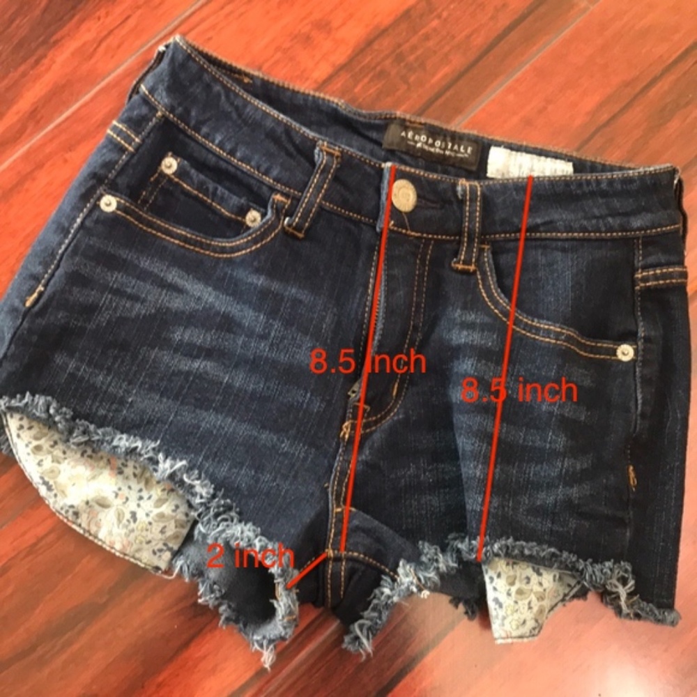 Denim shorts size 0 stretch - Picture 5 of 5